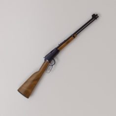 Henry Lever Action Rifle 3D Model