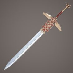 Fantasy sword 3D Model