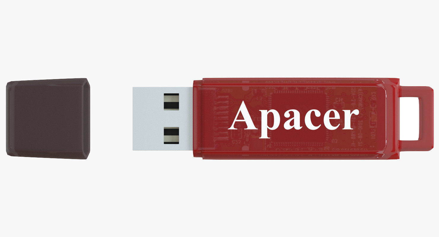 Прошить usb флешку. 3d модель флешки. Флешка 3д. Apacer лого.