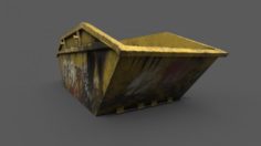 Garbage Container low poly 3D Model