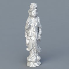 Ancient Chinese Goddess Statue 3d model