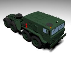 MAZ MZKT-537 military truck 3D model 3D Model