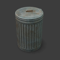 Trash bin 3d model