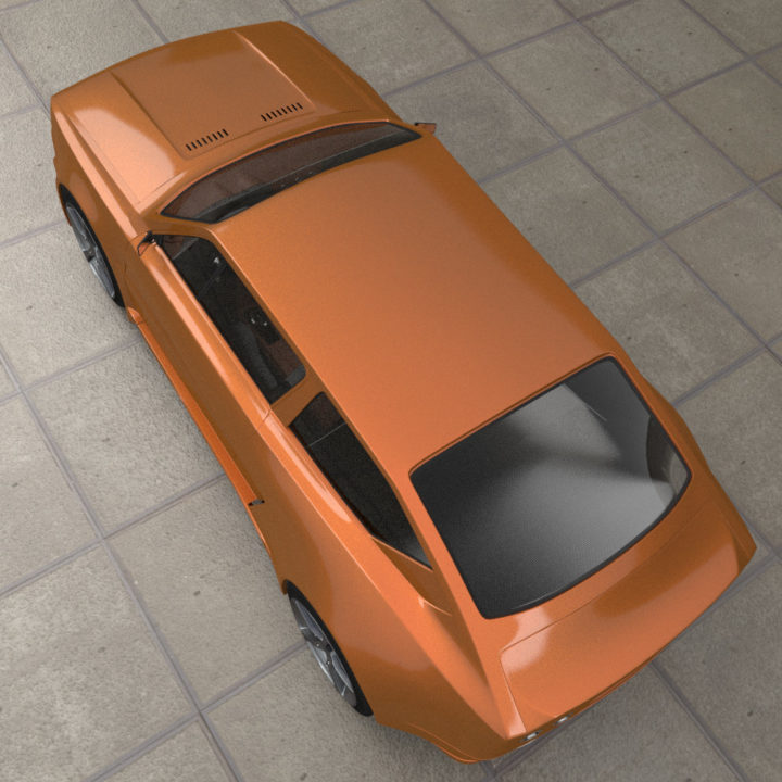 Skoda rabbit 3D