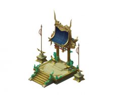 Game model – Hanging Garden – Xianjun point will b 3D Model