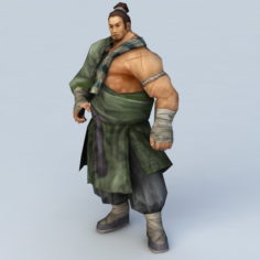 Ancient Kung Fu Master 3d model