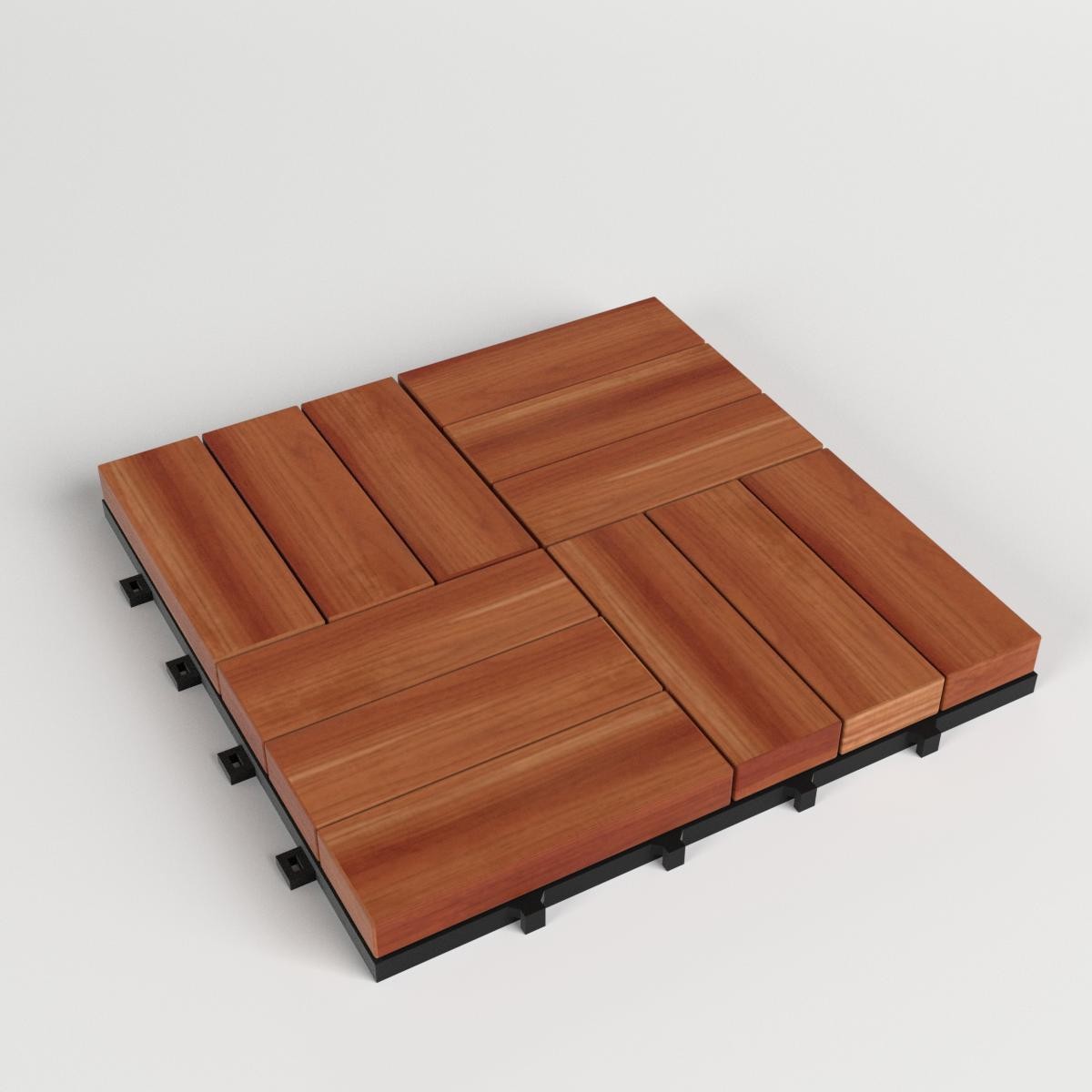 Floor Decking Tiles Set