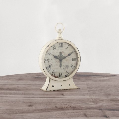 Stonebriar Faith Round Tabletop Clock 3D Model