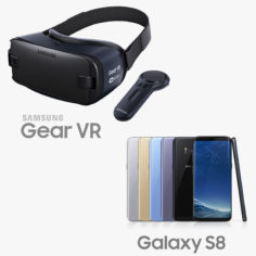 Samsung Galaxy S8 and Gear VR Headset with VR Controller 2017 model