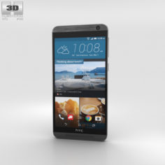 3D HTC One E9+ Meteor Gray