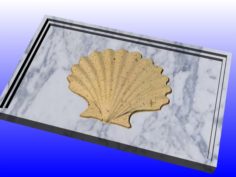 Shell pattern 3d relief 3D Model