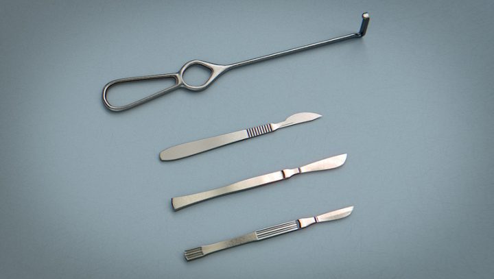 Scalpel, Retractor – Medical Instruments 3D Model