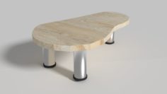 Marble Table 3D Model