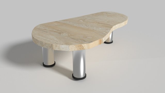 Marble Table 3D Model