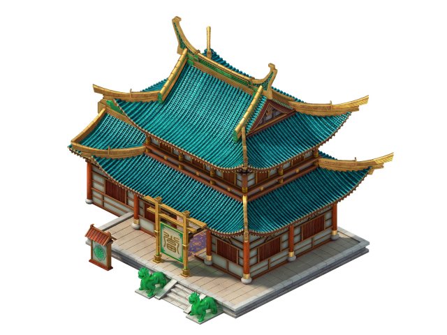 Game Model – City Building – Pawn Shop 3D Model