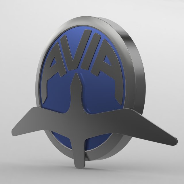 Avia logo 3D Model