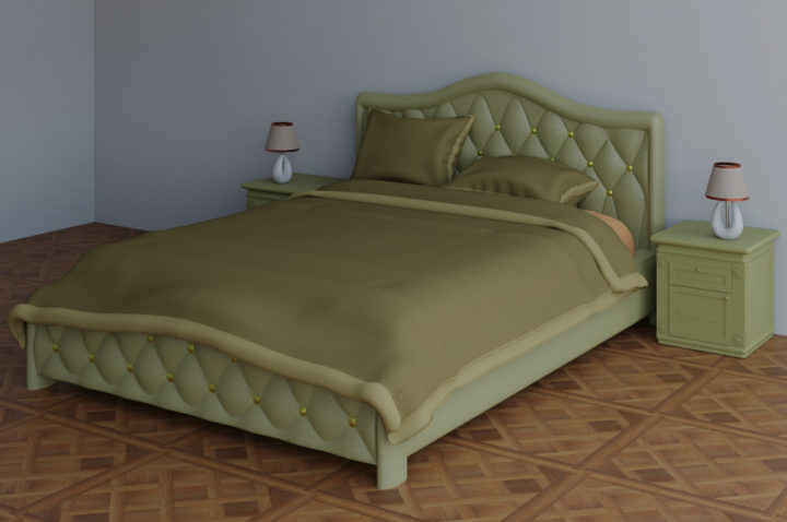 Bed 3D model