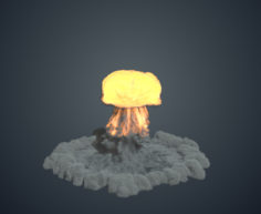 Explosion Nuke 3D model