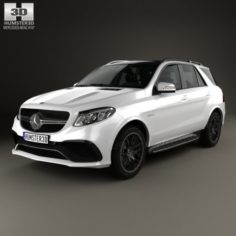 Mercedes-Benz GLE-Class W166 AMG 2014 3D Model