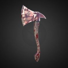 Short Axe low-poly variant 1 3D Model