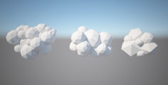 Low Poly Clouds Pack
