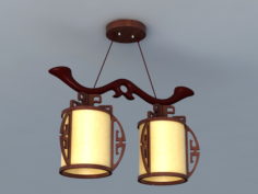 Chinese Style Light Fixtures 3d model