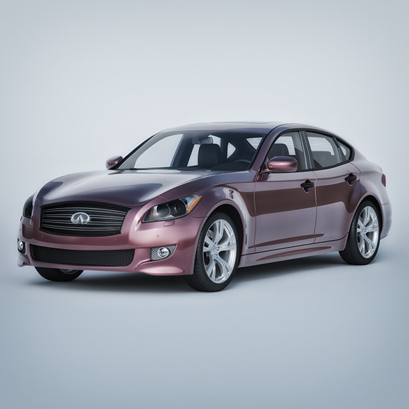 Vray Ready Realistic Infiniti Car