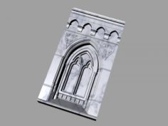 Ancient columns arches ancient ancient window 1 3D Model