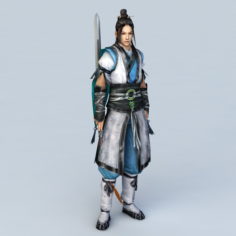 Chinese Swordsman 3d model