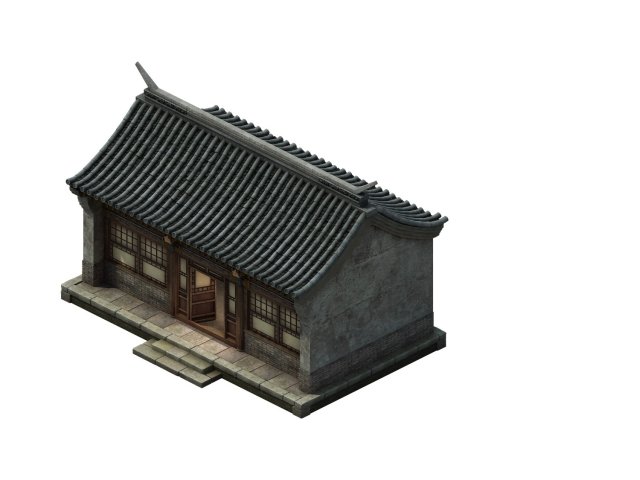 Game model – city – ordinary residential 3D Model