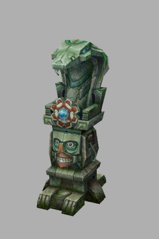 Game Center Arena statue model -01 01 3D Model