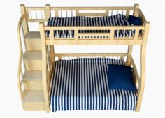 3D Bunk Bed for Children model