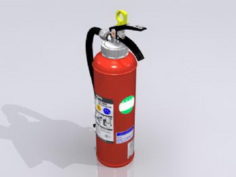 Red fire extinguishers model