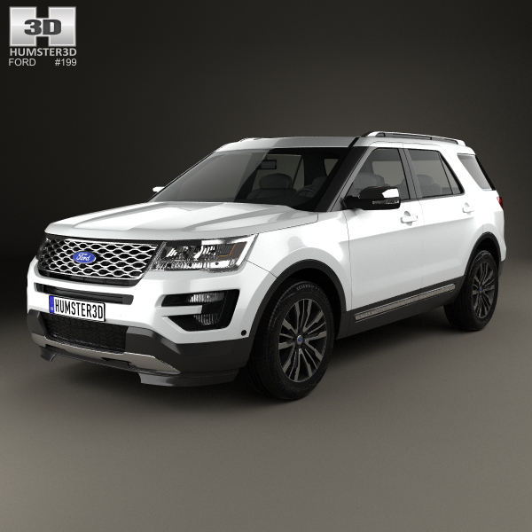 Ford Explorer (U502) Platinum 2015 3D Model