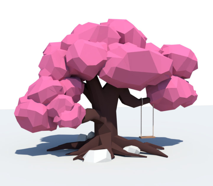 3D model Low Poly Tree