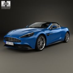Aston Martin Vanquish Volante 2013 3D Model