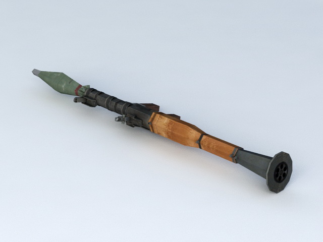 RPG-7 Rocket Launcher 3d model