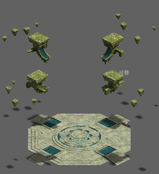 Place of birth – altar 3D Model