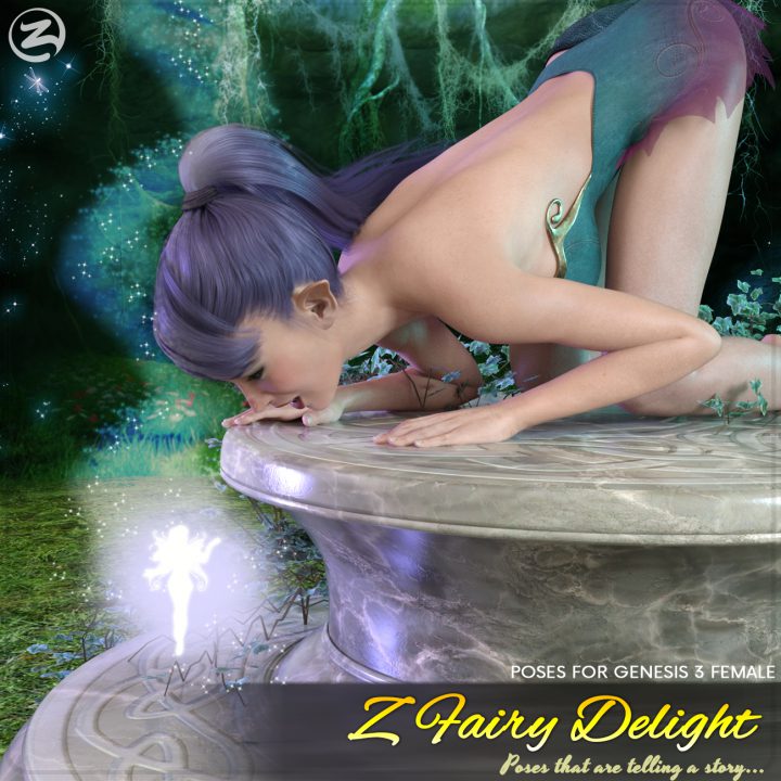 Z Fairy Delight – Poses for the Genesis 3 Females                    by
                                                    Zeddicuss ()