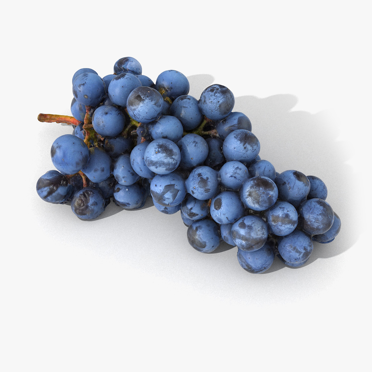 Grapes Lying Realistic 03