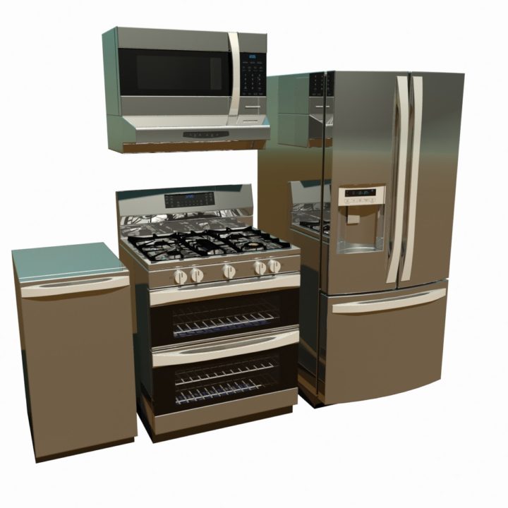 3D Kitchen Appliances