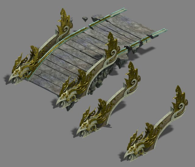 Taoism – Phoenix Bridge 3D Model
