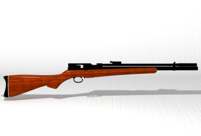 Airgun PSP Rifle 3D Model