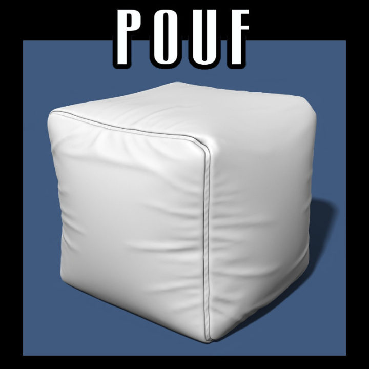 3D Pouf (13) model