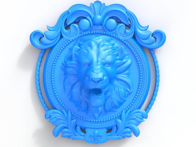 Lion ornament 3D Model