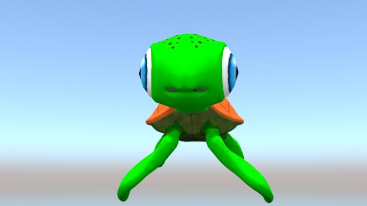 Cartoon Turtle 3D model