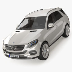 3D Mercedes-Benz GLE 2016 model