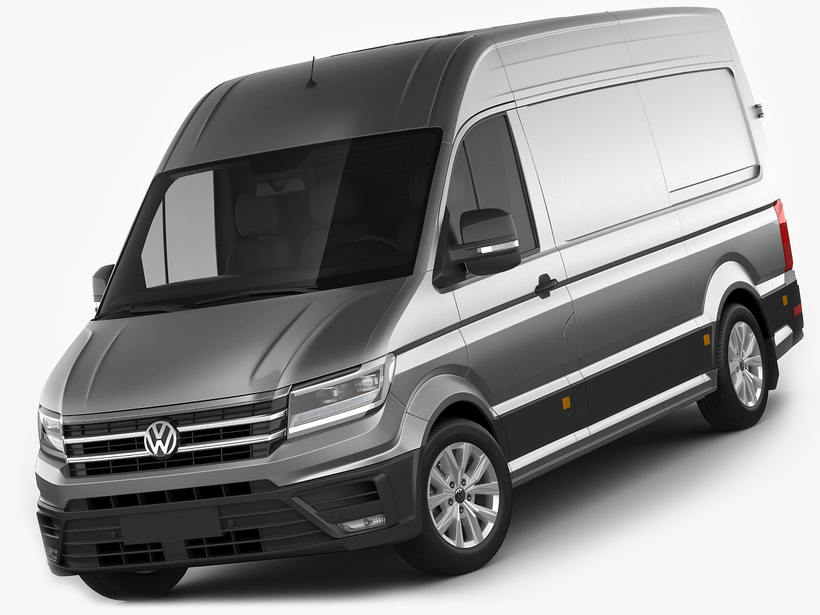 VW Crafter II 2017 L1H2 panel van 3D Model