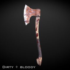 Long Axe low-poly variant 2 3D Model