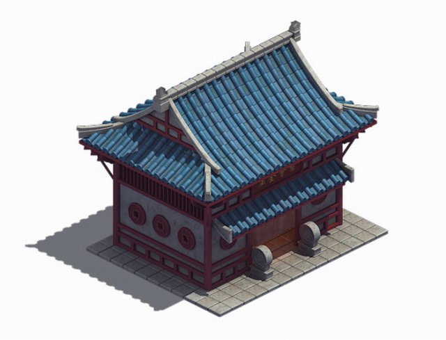 Gang – warehouse 001 3D Model